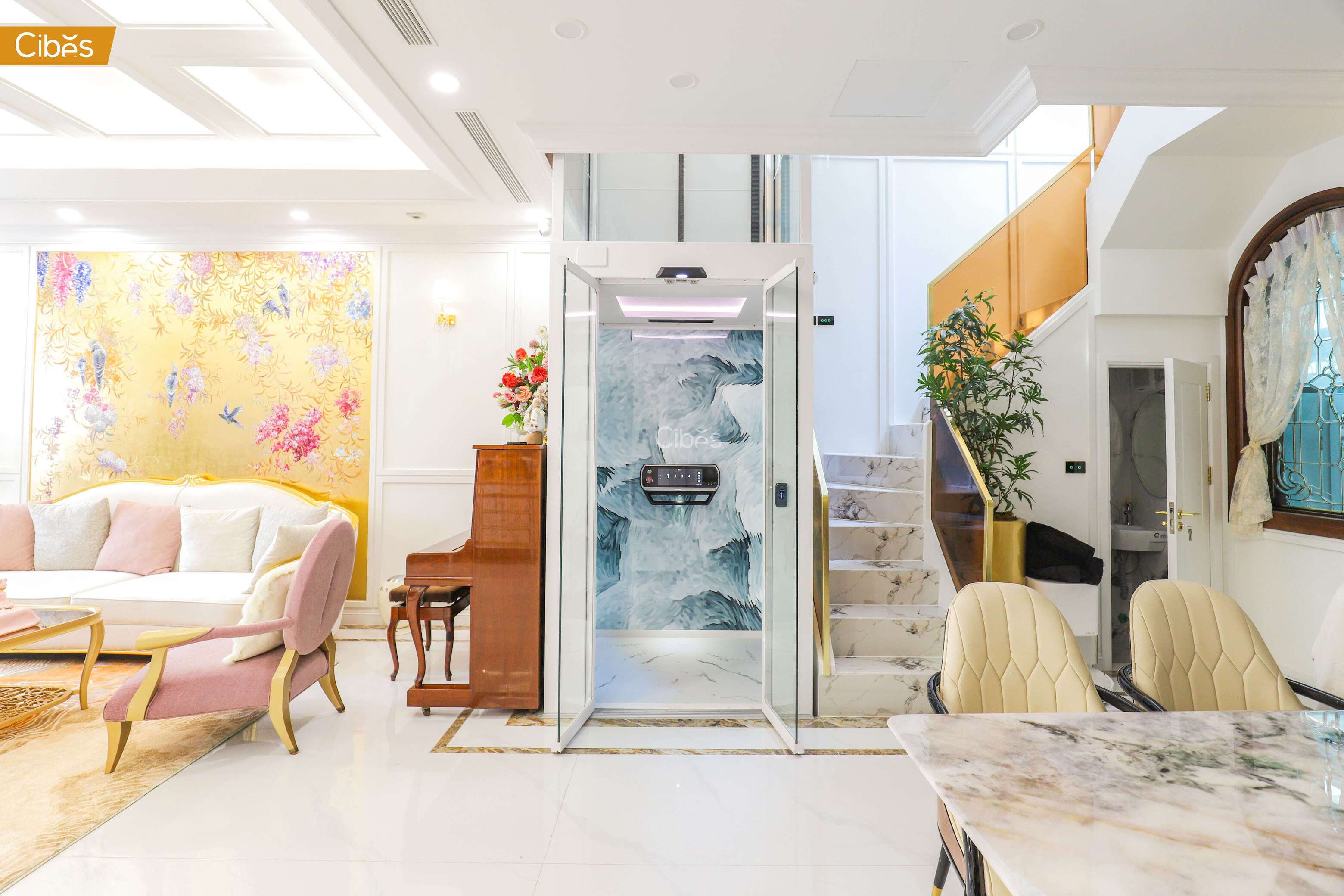 TOP 4 loại thang máy gia đình Cibes mới & hiện đại nhất 2025